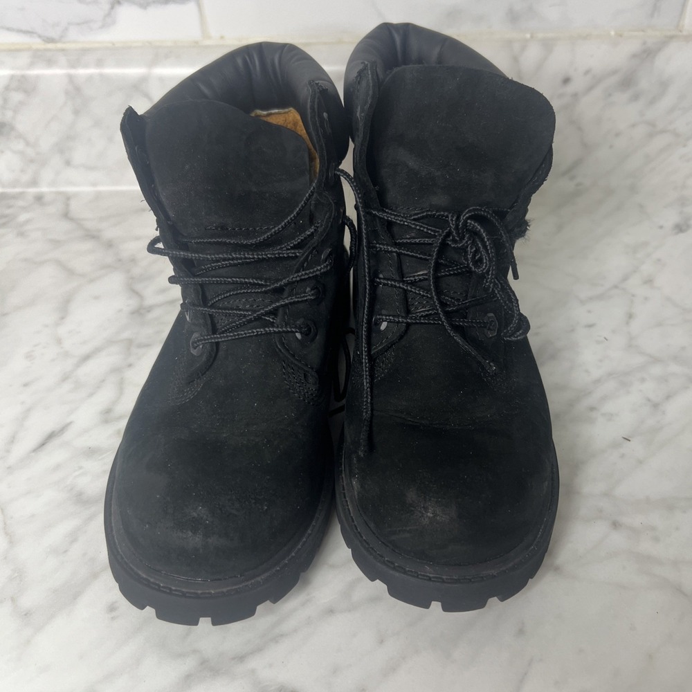 Timberland Boots Boys Primaloft 2 M Suede Black‎  Style #12707